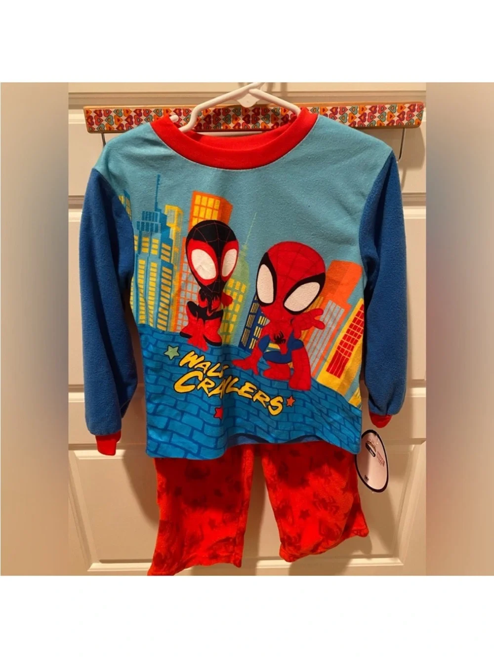 NWT Marvel Spidey & Friends PJ  Set & Ty Beanie Babies Miles Morales Size 4T